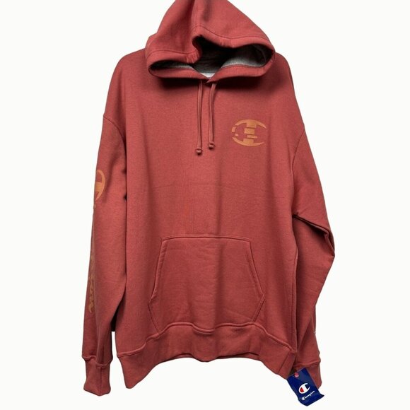 Champion Other - Champion Logo Hoodie Sweatshirt Pullover Rust Red Long Sleeve XL NWT